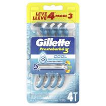 Gillette Prestobarba 3 Cool Barbeador Descartável 4 unidades