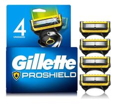 Gillette Proshield 4 Lâminas: Barbeie Rente, Confortável E R Gillette Proshield 4 Lâminas: Barbeie Rente, Confortável E R