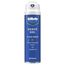 Gillette Sensitive Plus Gel Barbear com Vitamina c, Aloe Vera e Romã