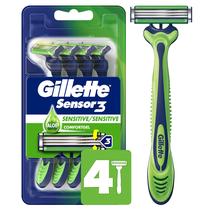 Gillette Sensor 3 Lâminas descartáveis para homens 4 cada por Gillette