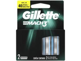 Gillette Shave Care Mach3 - Cartuchos de Barbear 2 Peças