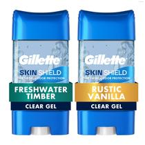 Gillette SkinShield Antitranspirante Gel Transparente 72h Pack com 2 Gillette SkinShield Antitranspirante Gel Transparente 72h Pack com 2