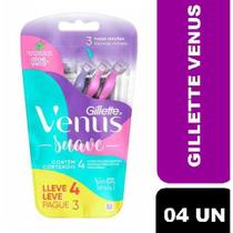 Gillette Venus Suave - Aparelho de Depilar com 04un