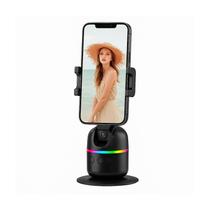 Gimbal Estabilizador Facial Inteligente com Bluetooth Rotação Automática Gestos e Suporte de Celular Recarregável USB