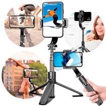 Gimbal Estabilizador Imagem Celular Pau De Selfie Bluetooth