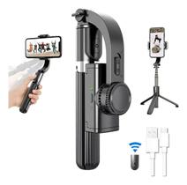 Gimbal Estabilizador Imagem Celular Pau De Selfie Bluetooth