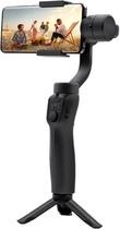 Gimbal Estabilizador Portátil de 3 Eixos com Tripé de Aderência para Celular