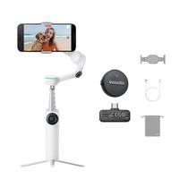 Gimbal para Teléfono Insta360 Flow 2 Pro Mic Bundle Blanco con Trípode