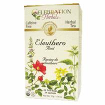 Gimseng Eleuthero Root Tea 24 Sacos por Ervas de Celebração