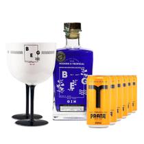 Gin Beg Modern Trop 750Ml + 6 Tônicas Prata 269Ml + 2 Taças