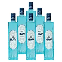 Gin HAV Dry Gin Garrafa de Vidro 750ml 6 Unidades