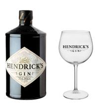 Gin Hendrick's 750ml + Taça Cristal 570ml Gin Hendrick's 750ml + Taça Cristal 570ml