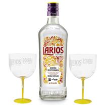 Gin Larios Original 700ml + 2 Taças de Acrílico Personalizadas Gin Larios Original 700ml + 2 Taças de Acrílico Personalizadas