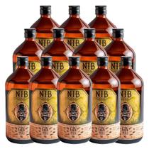 Gin Nacional NIB Sabor Pera Garrafa 1l 12 Unidades