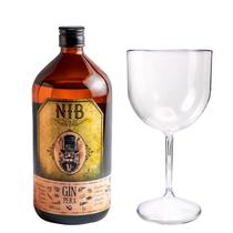 Gin Nacional NIB Sabor Pera Garrafa 1l + Taça