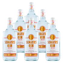 Gin Nacional Seagers Dry Gin 1l 6 Unidades