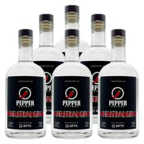 Gin Pepper Drinks APTK London Dry Garrafa 750ml 6 Unidades Gin Pepper Drinks APTK London Dry Garrafa 750ml 6 Unidades