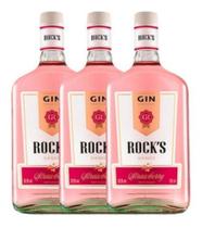 GIN ROCKS STRAMBERRY 995 ML Rocks Sabor 1L