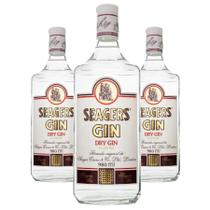 Gin Seager'S 1 Litro (3 Garrafas)