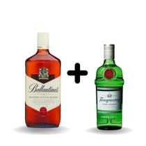 Gin Tanqueray com Whisky Balantines 2 unidades - ln