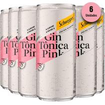 Gin Tônica Pink Schweppes Lata 310Ml (6 Latas)