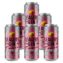 Gin Tônica Seagers Pink Lemonade Lata 269ml 6 Unidades Gin Tônica Seagers Pink Lemonade Lata 269ml 6 Unidades