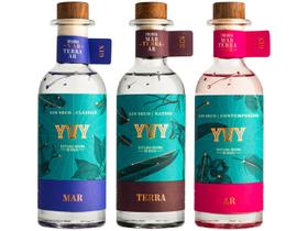 Gin Yvy Premium Trilogia 3 Unidades - 200ml Cada