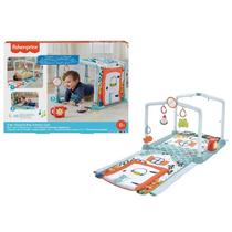 Ginásio de Atividades Para Bebês Cabana 3 em 1 Engatinhar e Brincar Fisher Price - Com Luz e Som - Mattel - HJK45