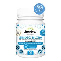 Ginkgo Biloba, 500mg, 60 Cápsulas, Sunfood