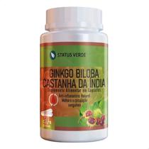 Ginkgo Biloba Com Castanha da Índia 120 cáps - Suplemento Natural
