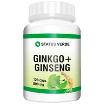 Ginkgo Biloba com Ginseng 120 Cáps - Status Verde