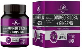Ginkgo Biloba + Ginseng 120 Capsulas Produto Saudável