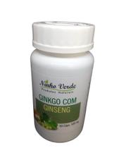 Ginkgo com Ginseng 60 capsula 500mg - Ninho Verde