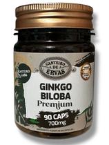 Ginko biloba 90 cápsulas canteiro de ervas
