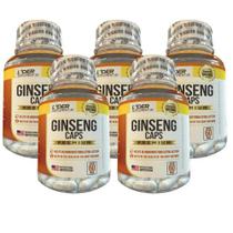 Ginseng Caps - 60 Caps 500Mg Kit Com - 5 Potes Ginseng Caps - 60 Caps 500Mg Kit Com - 5 Potes