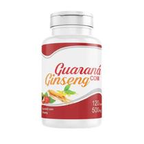 Ginseng com Guaraná 120 cápsulas 500 mg energia vigor