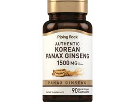 Ginseng Coreano Panax 500mg 90 Capsulas Importado EUA - Piping Rock