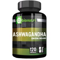 Ginseng Indiano Ashwagandha 500Mg 120 Cap Importado Bionutri