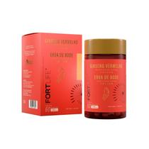 Ginseng Vermelho Erva de Bode 500mg 60 Cápsulas FortLife Suplemento Alimentar