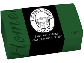 Giorno Uomo Verde - Sabonete Natural Cabelo, Barba e Corpo 180g Giorno Uomo Verde - Sabonete Natural Cabelo, Barba e Corpo 180g