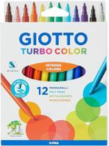 Giotto Turbo Color Canetinhas Hidrográficas 12 Cores Intensas