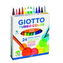 Giotto Turbo Color Canetinhas Hidrográficas Com 24 Cores Intensas