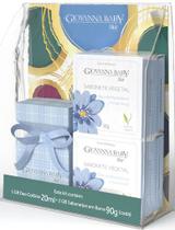 Giovanna baby kit necessaire deo colônia + 2 sabonetes em barra blue