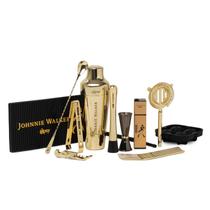 GIPSY Kit Home Bar Johnnie Walker 18 Peças Edição Limitada - Dourado