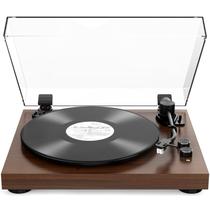 Gira-discos RetroAudio com Bluetooth - Reprodução de Vinil via Belt-Drive