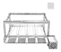 Gira Grill Churrasqueira Inox 5 Espetos Gira Grill Churrasqueira Inox 5 Espetos