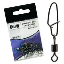 Girador C/ Snap Reforçado Celta Nº 4 Black 62lb / 28,1kg - 10 Peças Girador C/ Snap Reforçado Celta Nº 4 Black 62lb / 28,1kg - 10 Peças