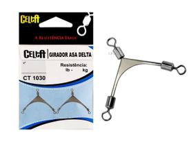 Girador Celta Asa Delta Nº 1/0 Black 68lb / 30,8kg - 3 Peças (CT1030) Girador Celta Asa Delta Nº 1/0 Black 68lb / 30,8kg - 3 Peças (CT1030)