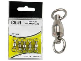 Girador Celta Rolamentado Nº 4 Nickel 124lb / 56,2kg - 5 Peças