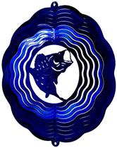 Girador de Vento DSA Bass 30 cm Aço Inoxidável Azul Girador de Vento DSA Bass 30 cm Aço Inoxidável Azul
